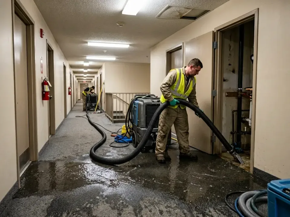 multi-unit-apartment-hallway-f-005 — frequently asked questions, Emergency Burst Pipe Water Extraction & Removal in Wolf Lak…